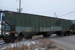 CNW 178116 pauses in front of me as the train stops to line the switch onto the Harvard Sub main